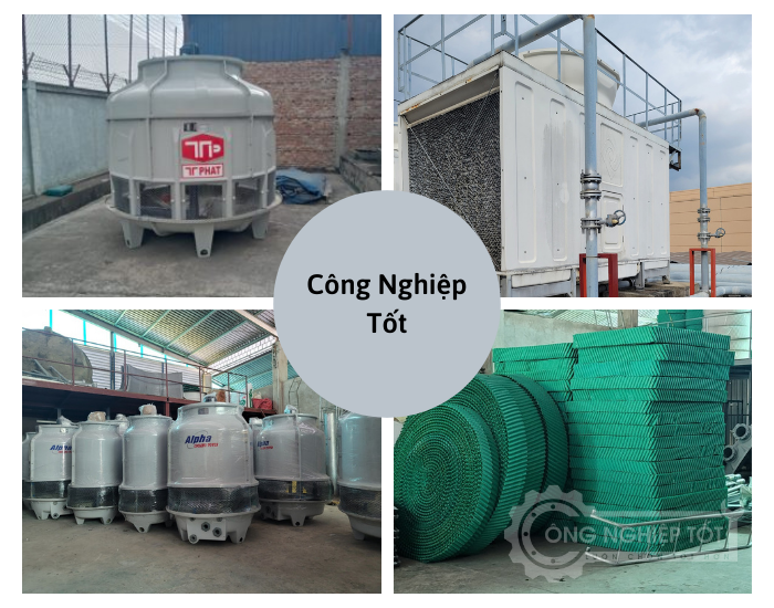 Tháp giải nhiệt tại Công Nghiệp Tốt